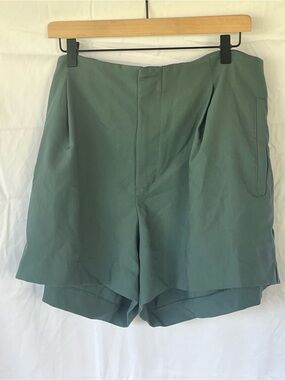 High-Waist Tailored Shorts in Dusty Sage Green a new day size 22 women’s